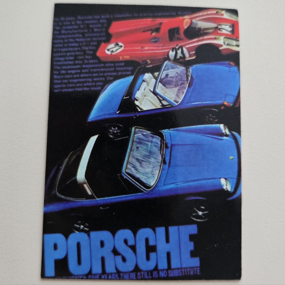 Porsche Design Custom Poster Magnet